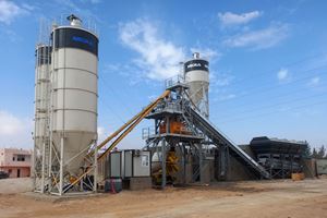 Crash Crusher has successfully installed C100 Compact Batching Plant in Jordan