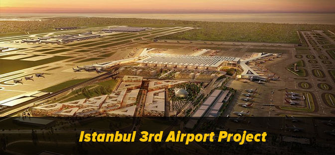 Crash Crusher CONCRETE BATCHING PLANTS ON NEW ISTANBUL AIRPORT IN TURKEY