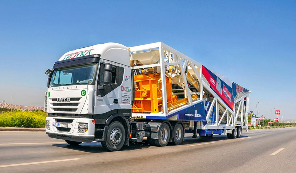 Figure 3Heavy and stable main chassis of Crash Crusher mobile concrete batching plants allows extreme durability, continuous long-life operation and sensitive weighing by minimizing the vibrations to the scales.